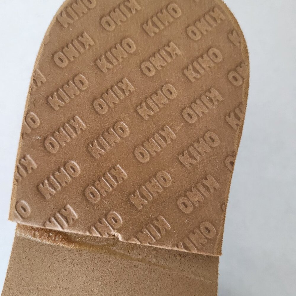 KINO Key West leather thong style handmade Turquoise Sandal Size 7 - Picture 12 of 12